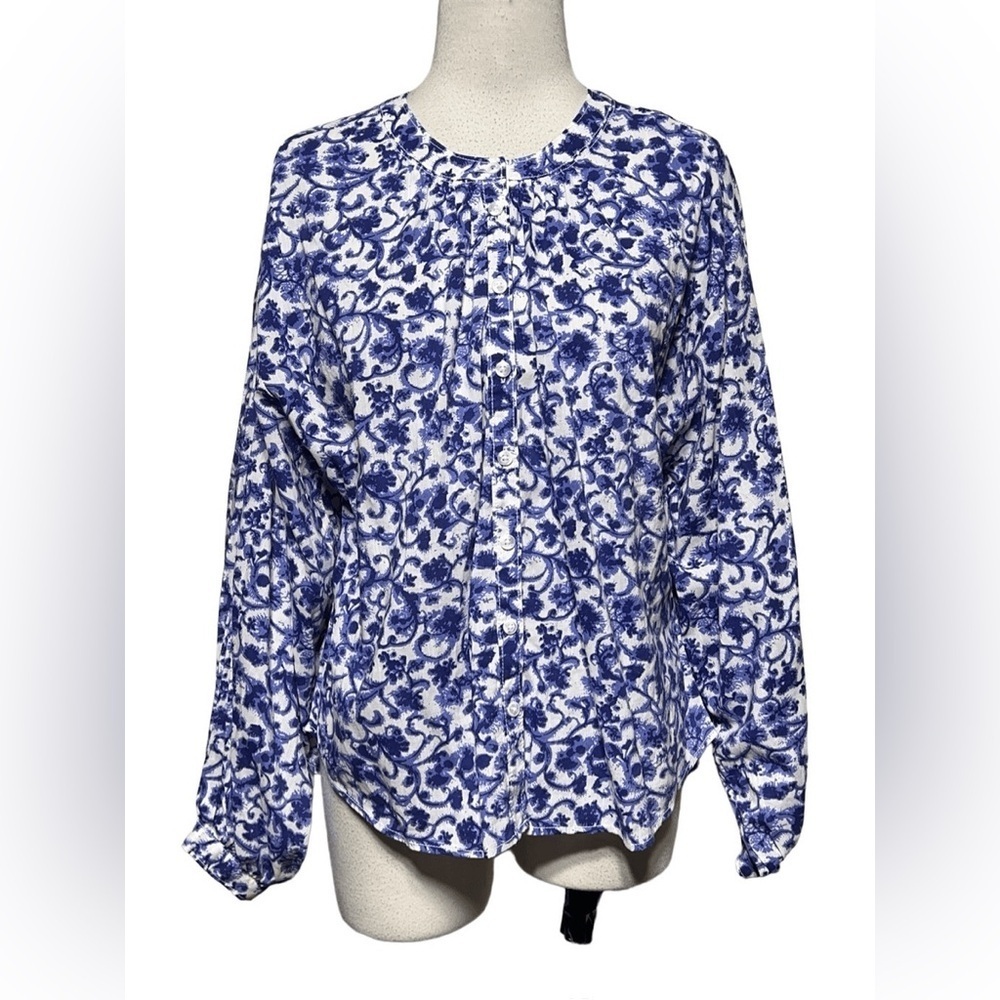 ANTHROPOLOGIE PILCRO FLORAL BLOUSE